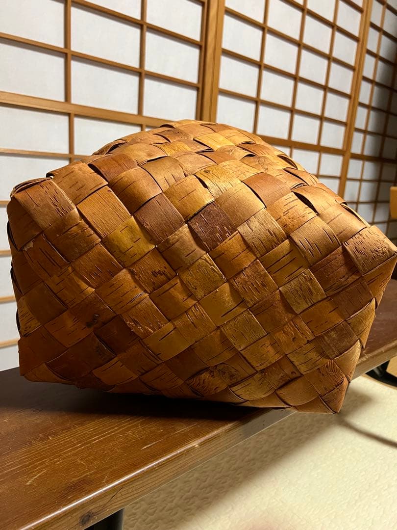 白樺　カゴ　北欧