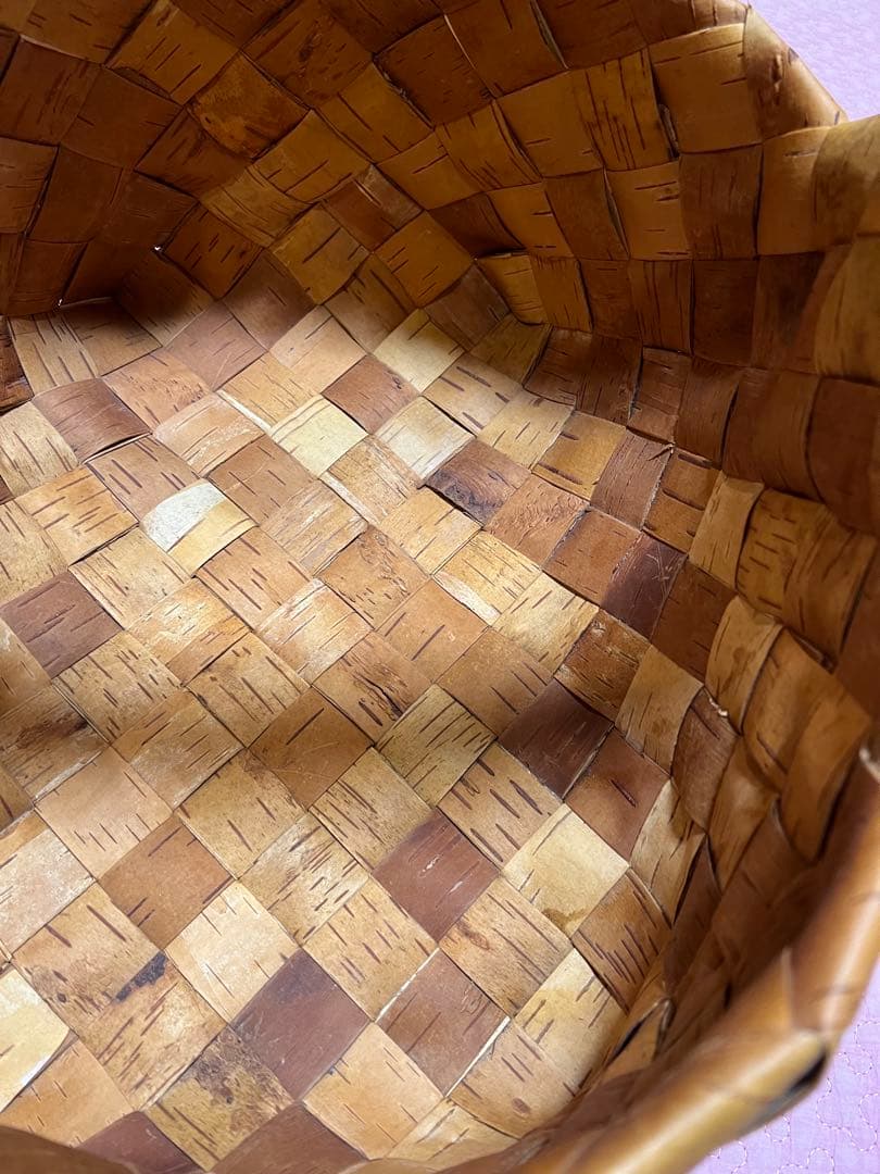 白樺　カゴ　北欧