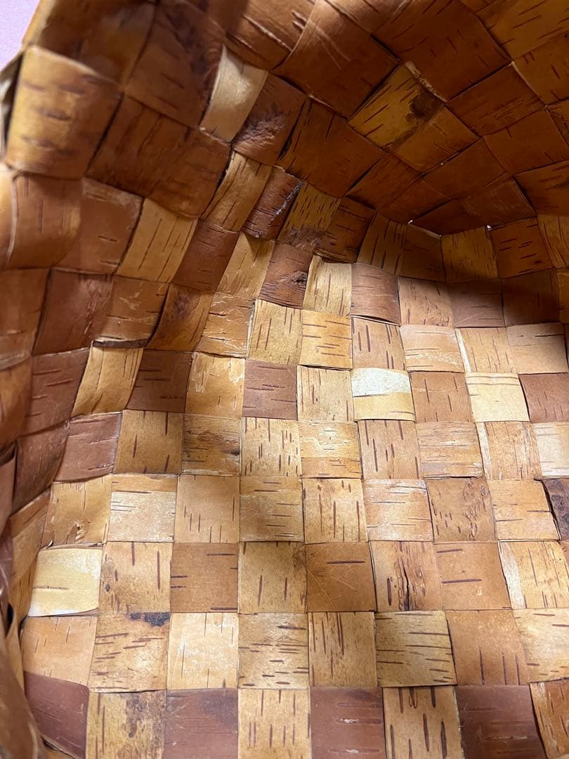 白樺　カゴ　北欧