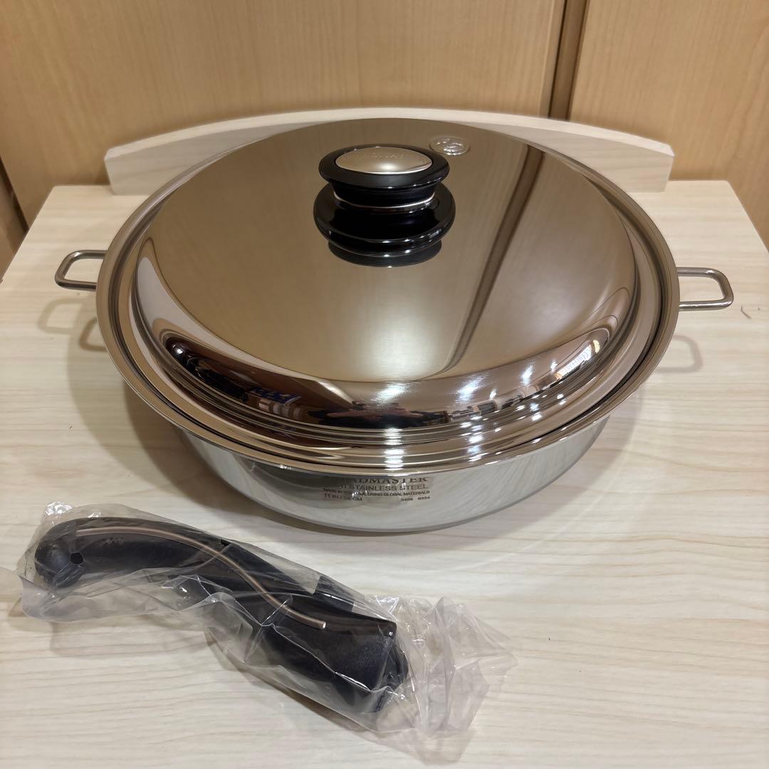 ganguroko❣️新品サラダマスター鍋　スキレットM ハンドル2個付