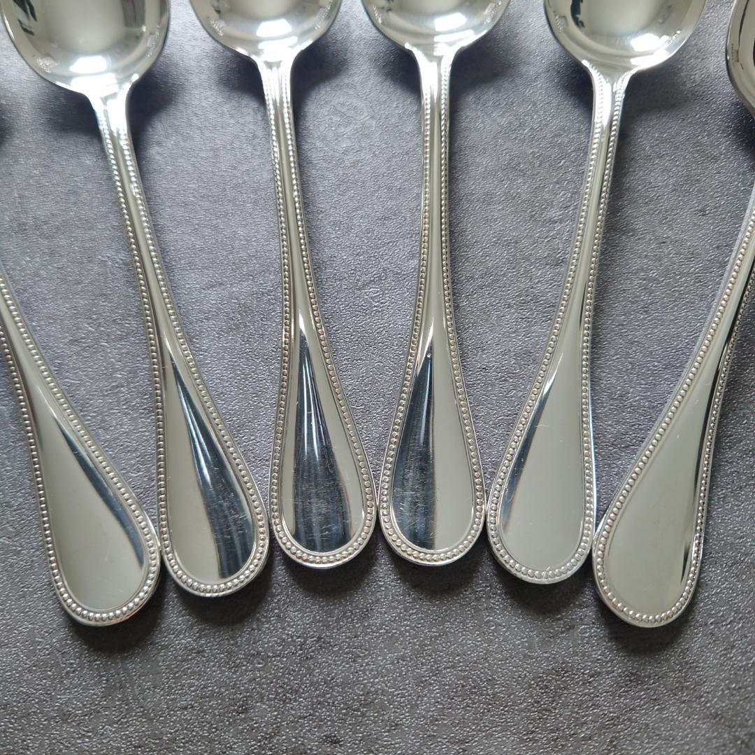 美品 クリストフル パール コーヒースプーン 6点