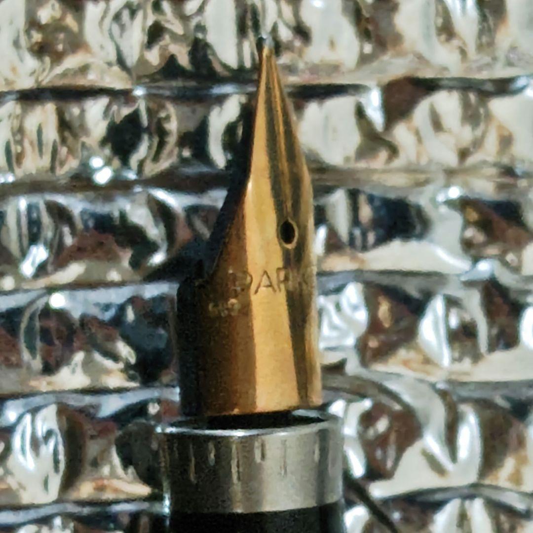 パーカー　シルバー万年筆ボールペンセット　AUST製