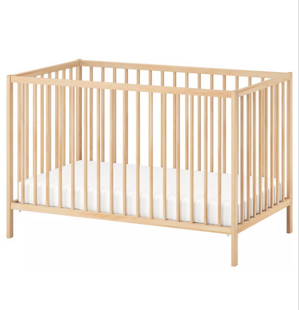 【IKEA】ベビーベッド　スニーグラル　＆　プルッティング　セット