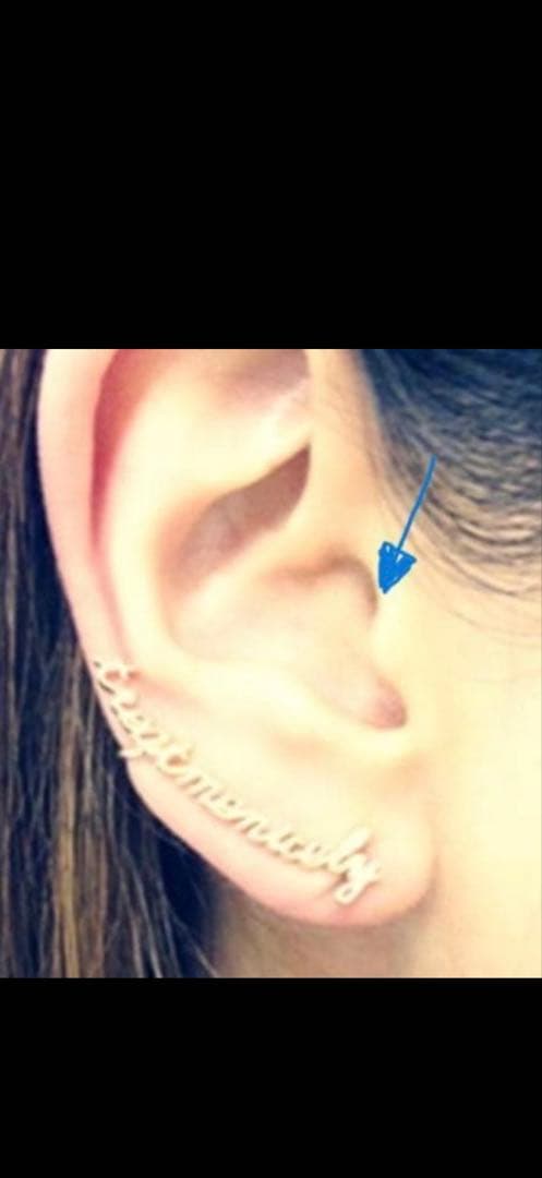 ete✖️一ツ山佳子コラボ　片耳用イヤーピアス　レア