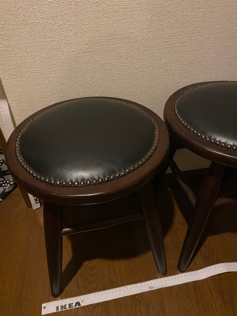 丸椅子ビス打ちスツール 2脚セット秋葉原直接渡し
