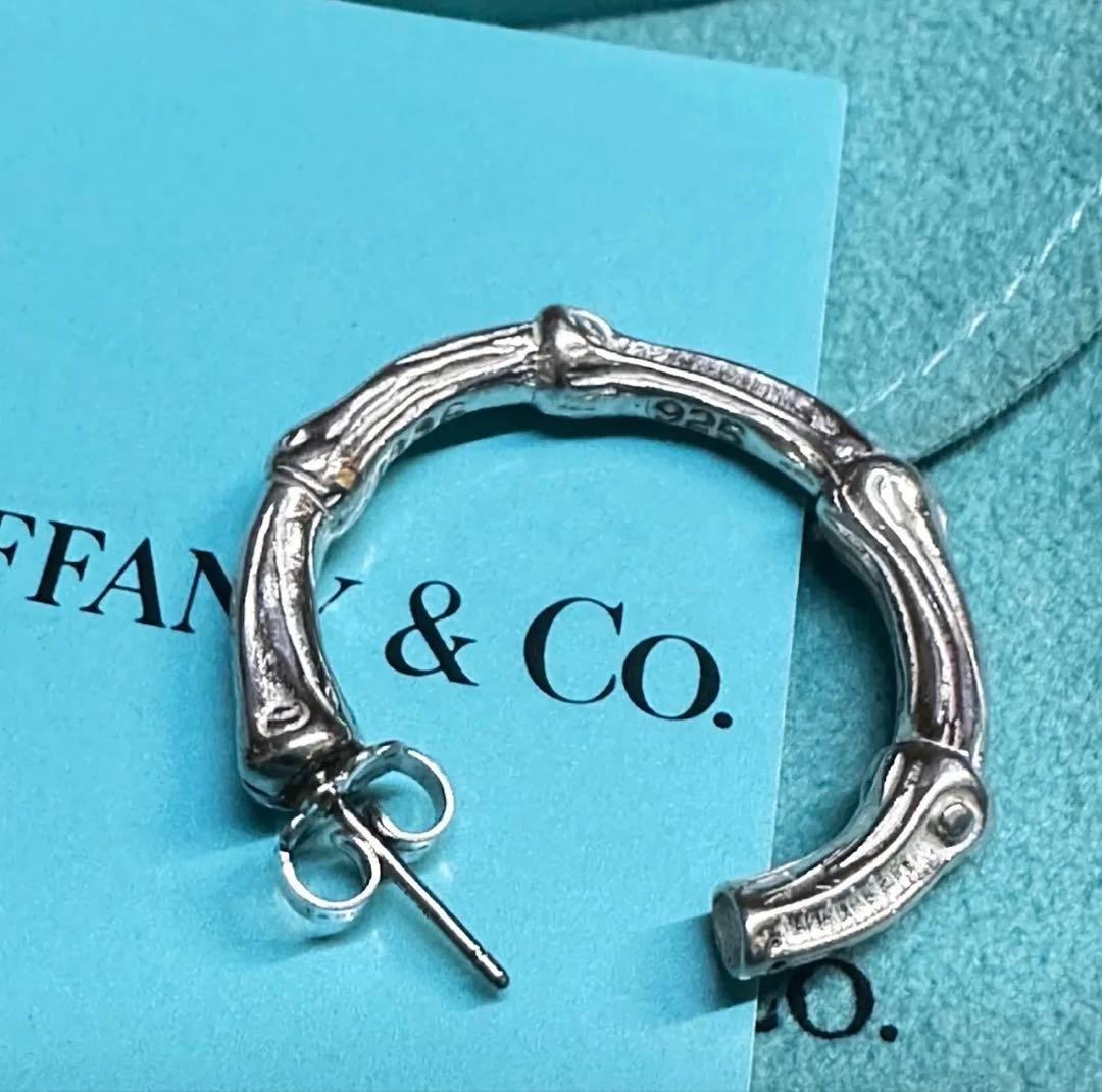 TIFFANY&Co. ティファニー バンブー フープピアス シルバー　ピアス