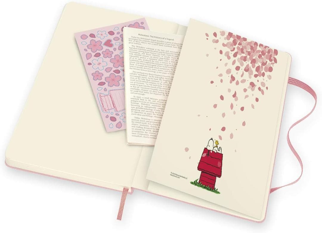 MOLESKINE限定版 スヌーピー PEANUTS 桜2冊セット