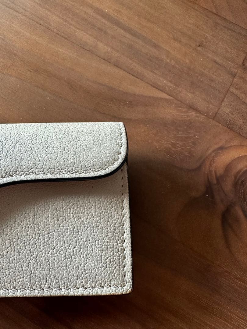 Dior アイボリー レザー 名刺入れ