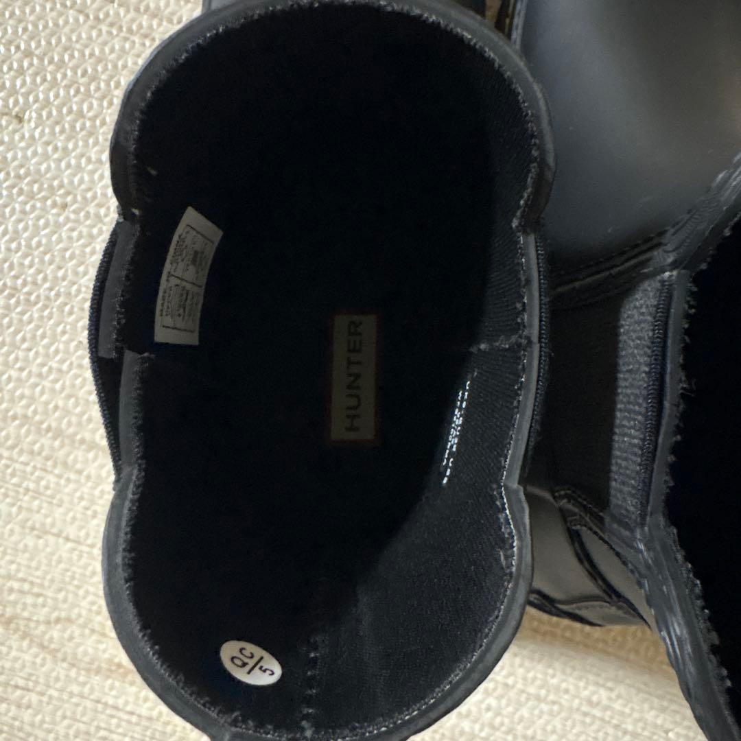 HUNTER リファインドスティッチディテール　チェルシーレインブーツ