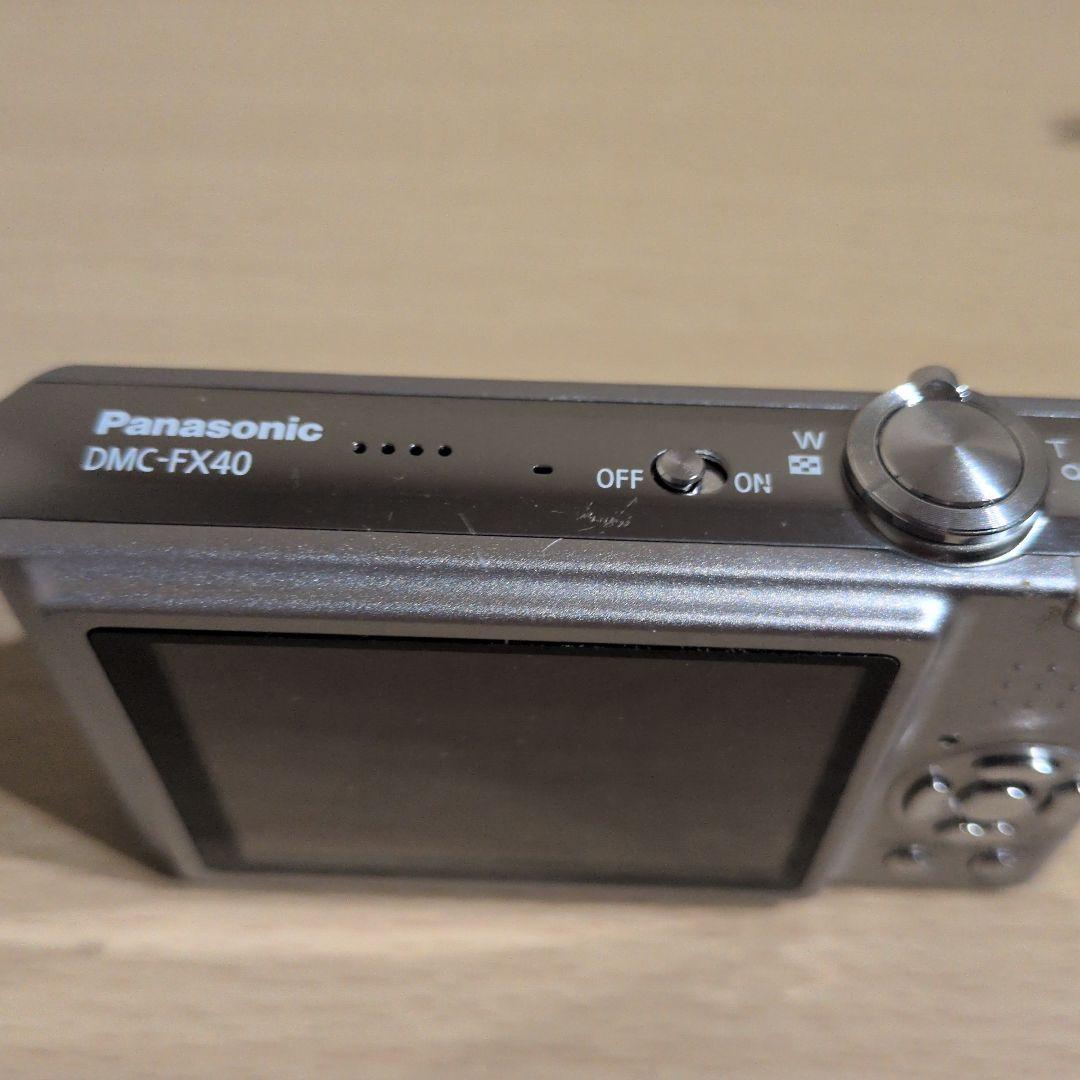パナソニック　デジカメ　LUMIX DMC-FX40 シルバー 12メガピクセル