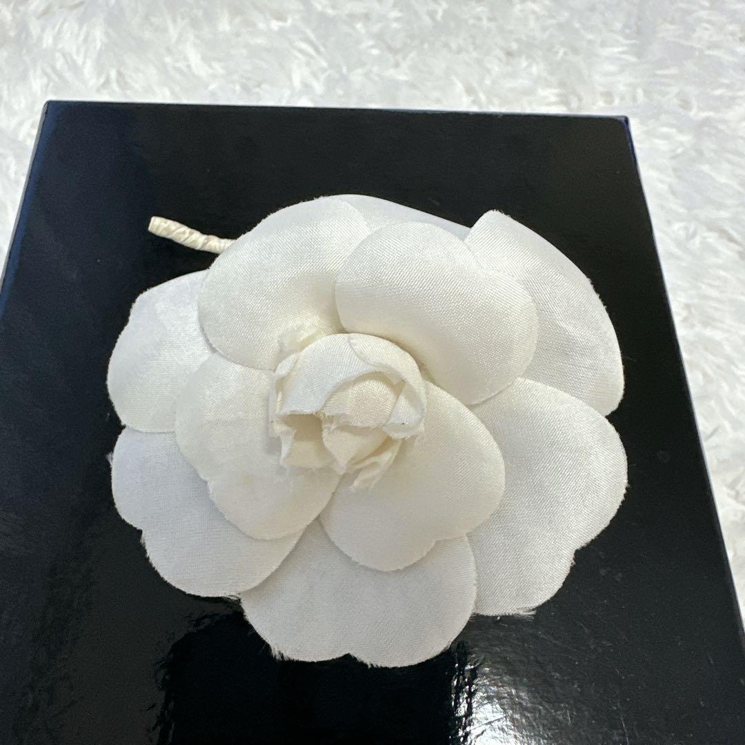 【良品】CHANEL カメリア　ブローチ　コサージュ