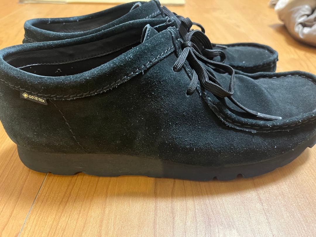 CLARKS wallabees 黒スエード