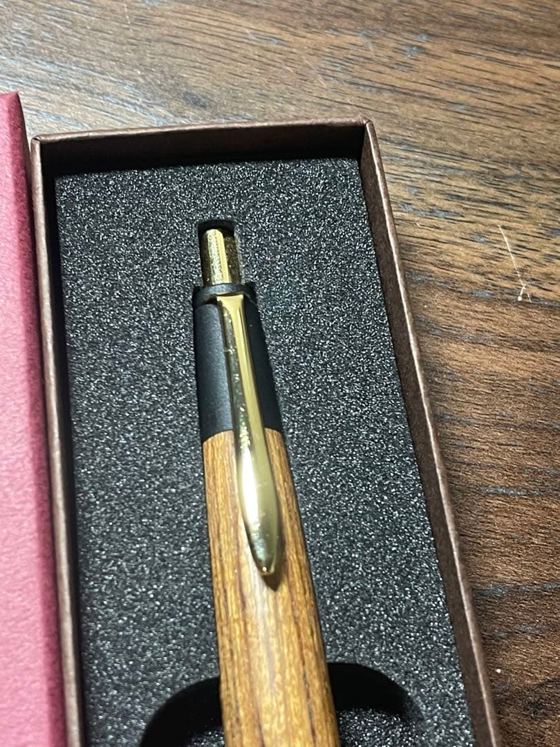 ポナン 木製シャープペンシル ボナンペン　欅　真鍮金具