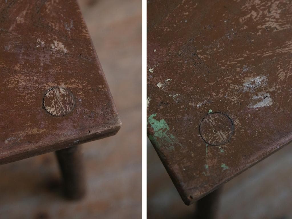 英国アンティーク木製スツール/椅子イス/チェア/花台/飾り棚(79-294)