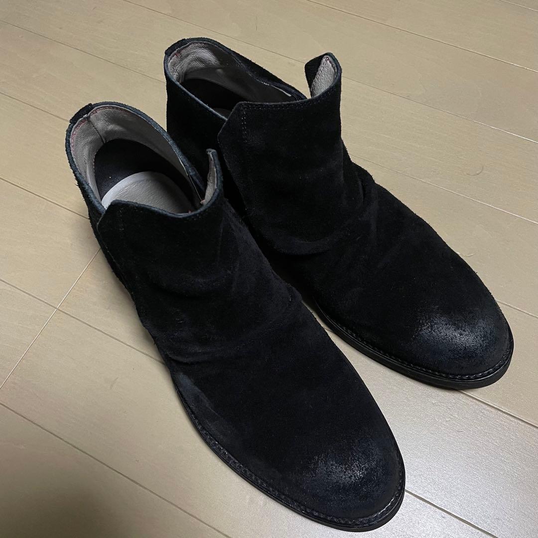 え*ち様 最終価格 美品 定価4万■NO ID.■焦がし ドレープ ヒール ブー