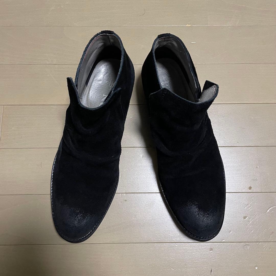 え*ち様 最終価格 美品 定価4万■NO ID.■焦がし ドレープ ヒール ブー