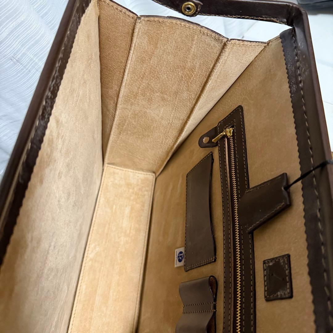 ⭐️未使用⭐️　土屋鞄　ダレスバッグ　ブライドルレザー　ブラウン　ハンドバッグ