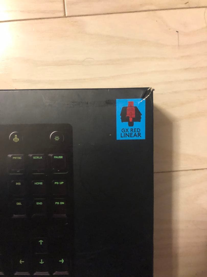 ロジクールG PRO ゲーミングキーボード 有線 リニア 赤軸 日本語配列