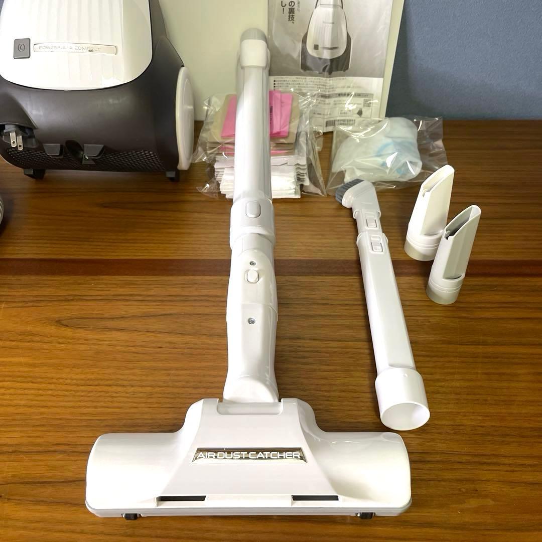 【2018年】美品 Panasonic 紙パック式掃除機 MCPKL19AJ-W