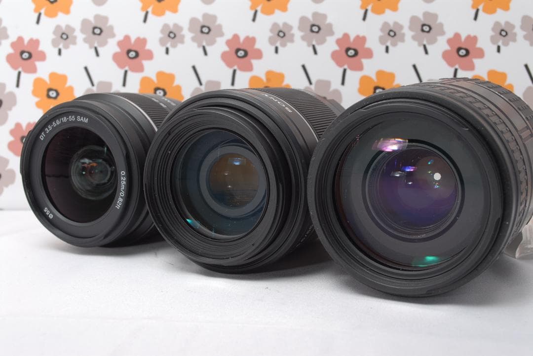 ❤即購入1000円OFF❤SONY α65❤超望遠トリプルレンズ❤超高画質❤