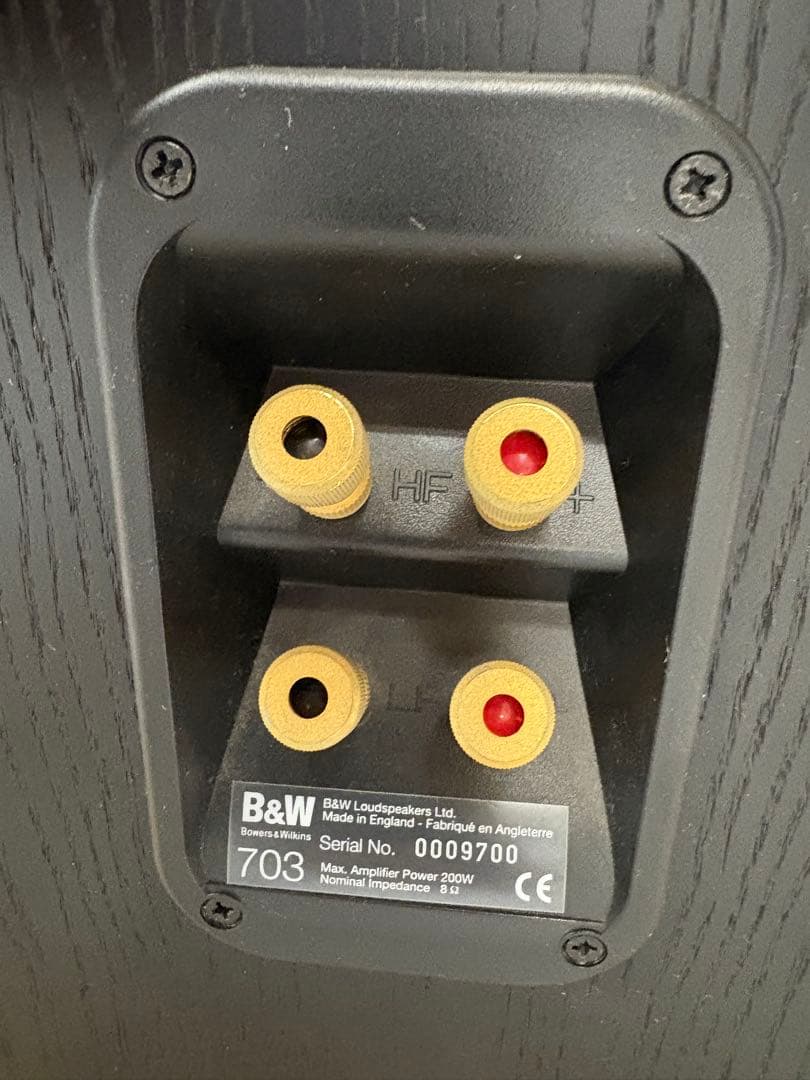 1080　Bowers&Wilkins 703 スピーカー