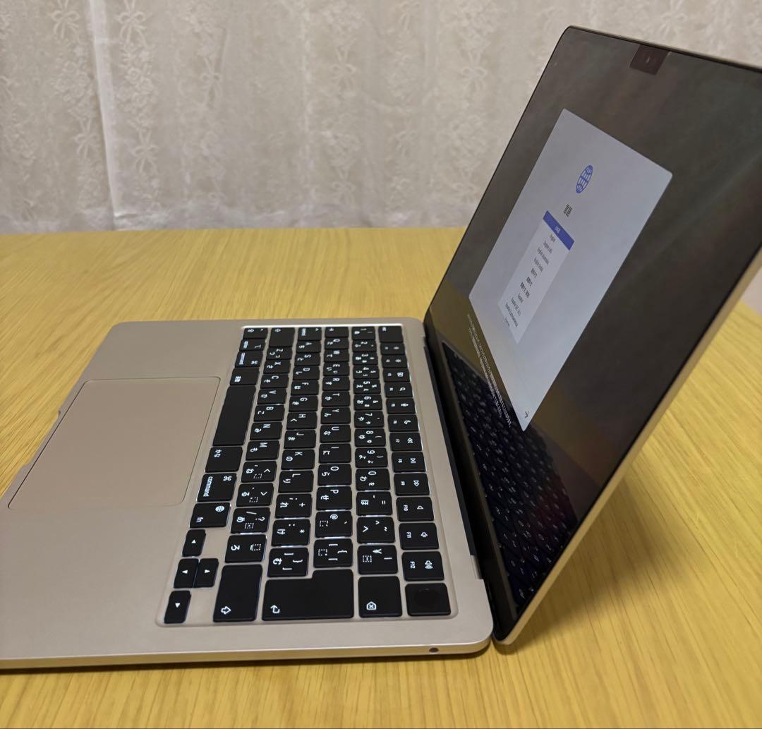 【美品】MacBook Air M2 8GB 256GBSDD