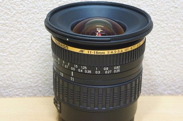 広角レンズ TAMRON SP 11-18mm F4.5-5.6 Di II