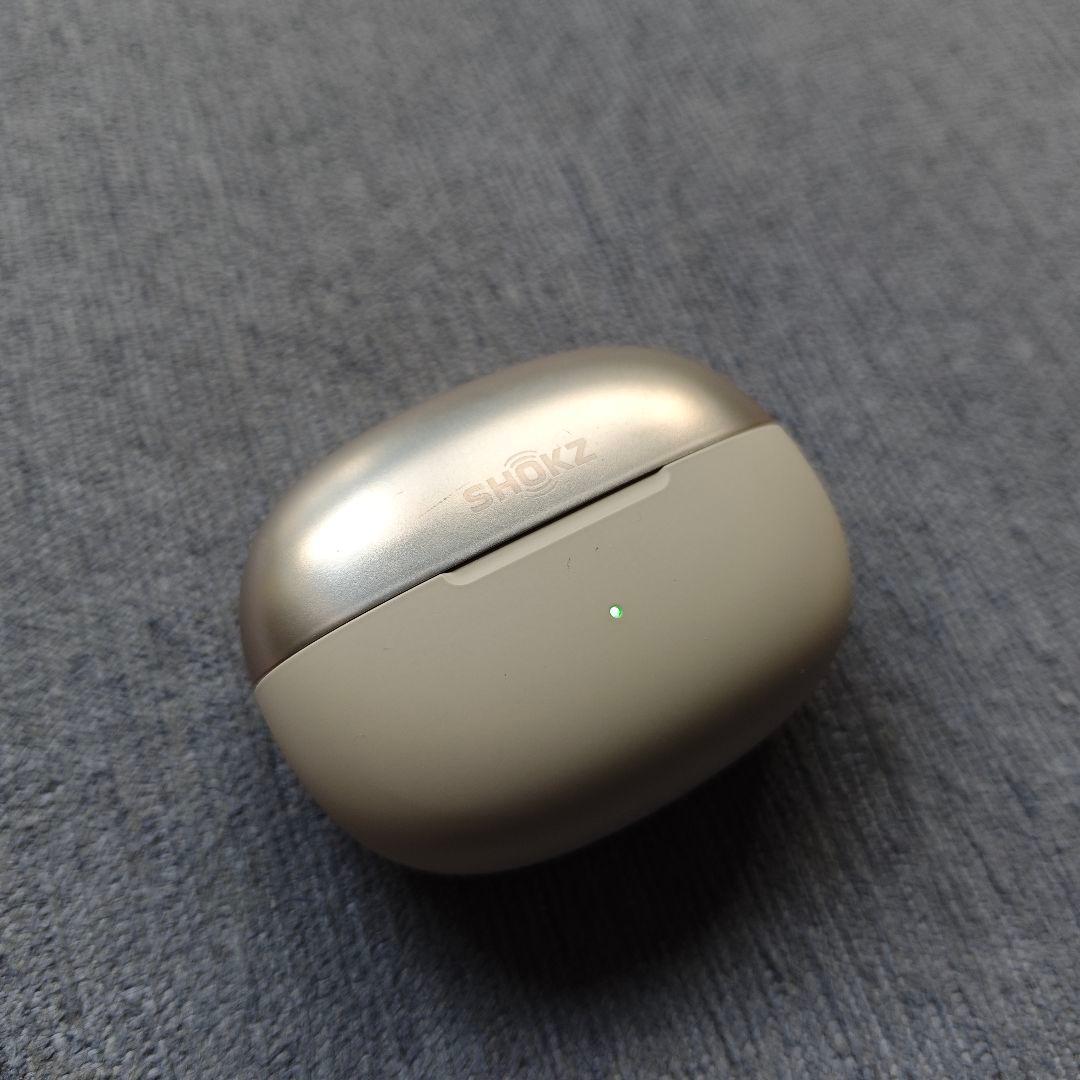 【最終値下げ】Shokz OpenDots ONE 充電ケース　グレー シルバー