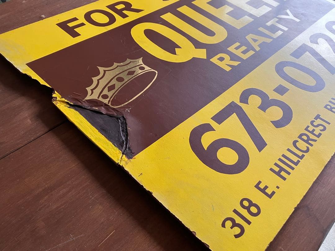 道路標識◆道路看板◆トラフィックサイン◆ロードサイン◆ストリート◆QUEEN