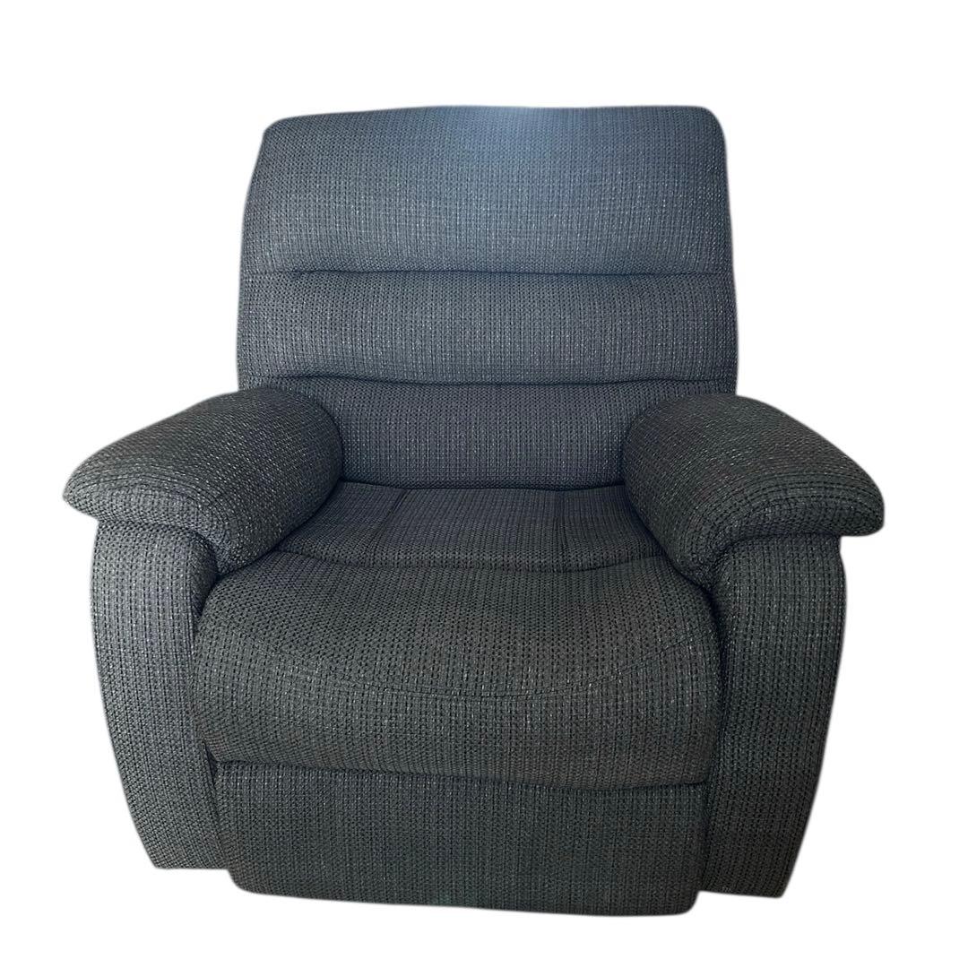 美品　ニトリ　電動リクライニング　ソファ　nビリーバ　布　ブラックBK 1人掛け