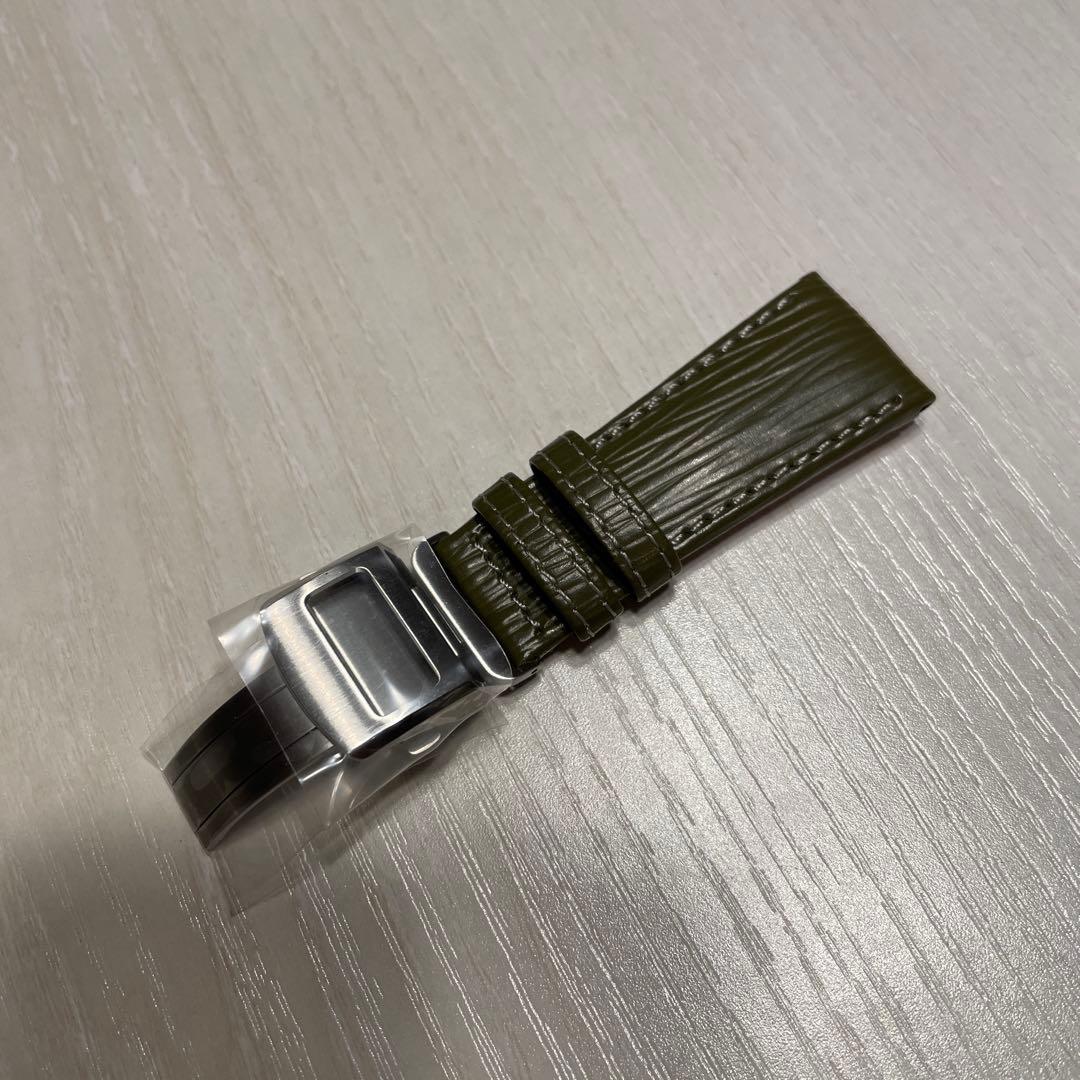 非売品　新品未使用品　グランドセイコー　レザーベルト　22mm オリーブ