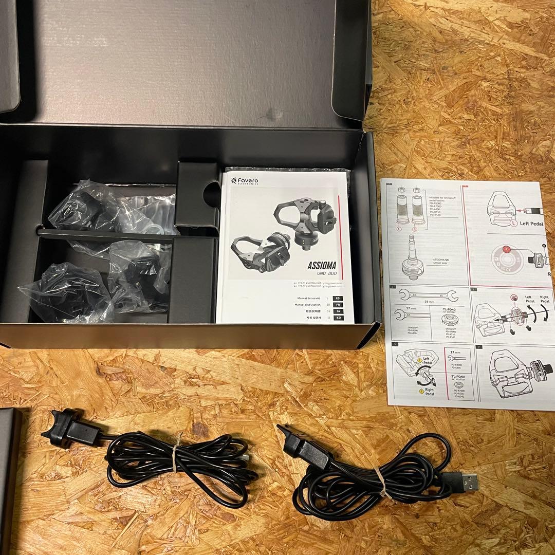 Favero ASSIOMA DUO-Shi PD-R8000 アルテグラ 付属