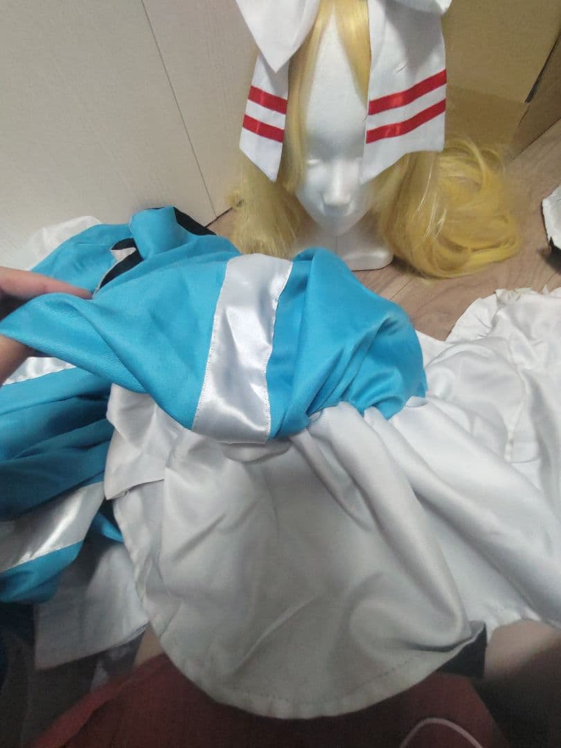 魔法少女にあこがれて コスプレ ネロアリス まほあこウィッグ、 パニエ付き