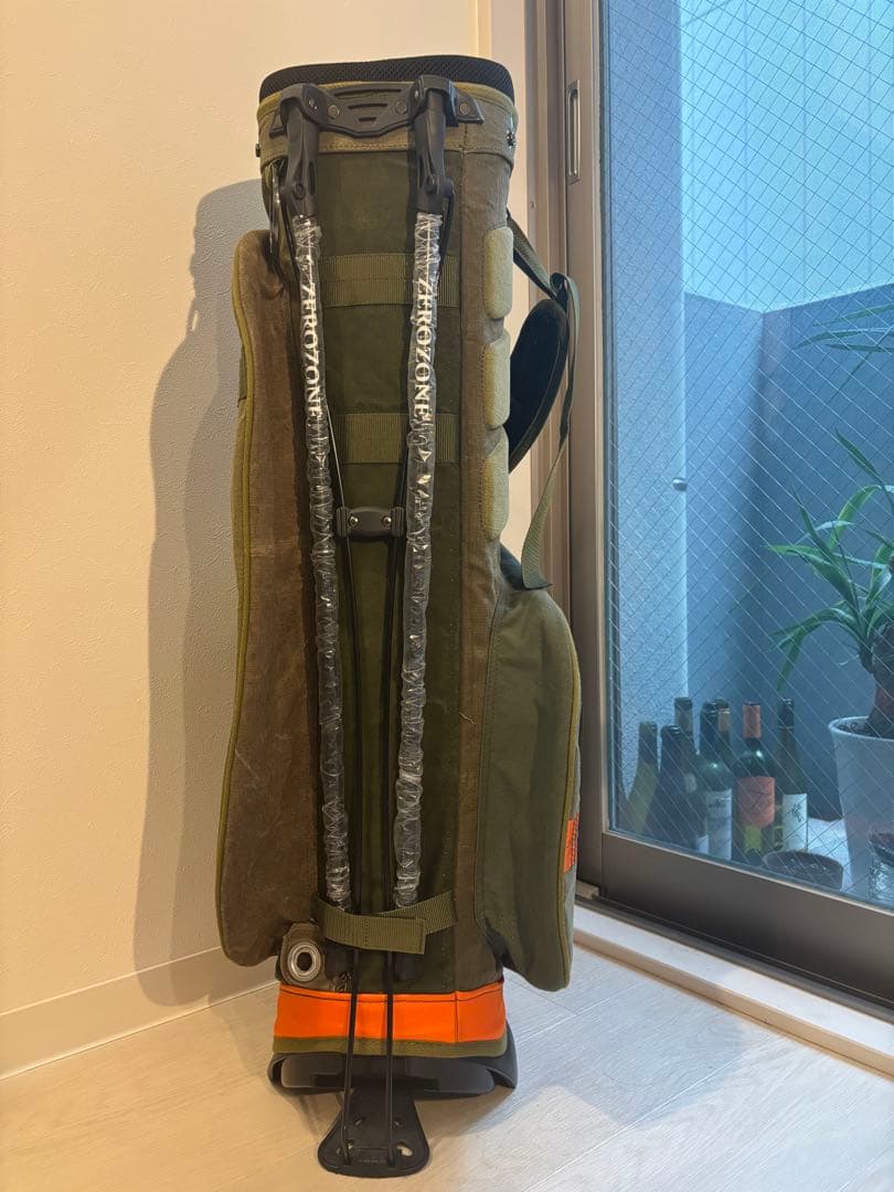 ZEROZONE ゼロゾーン　キャディバッグ　アーミー　スタンド