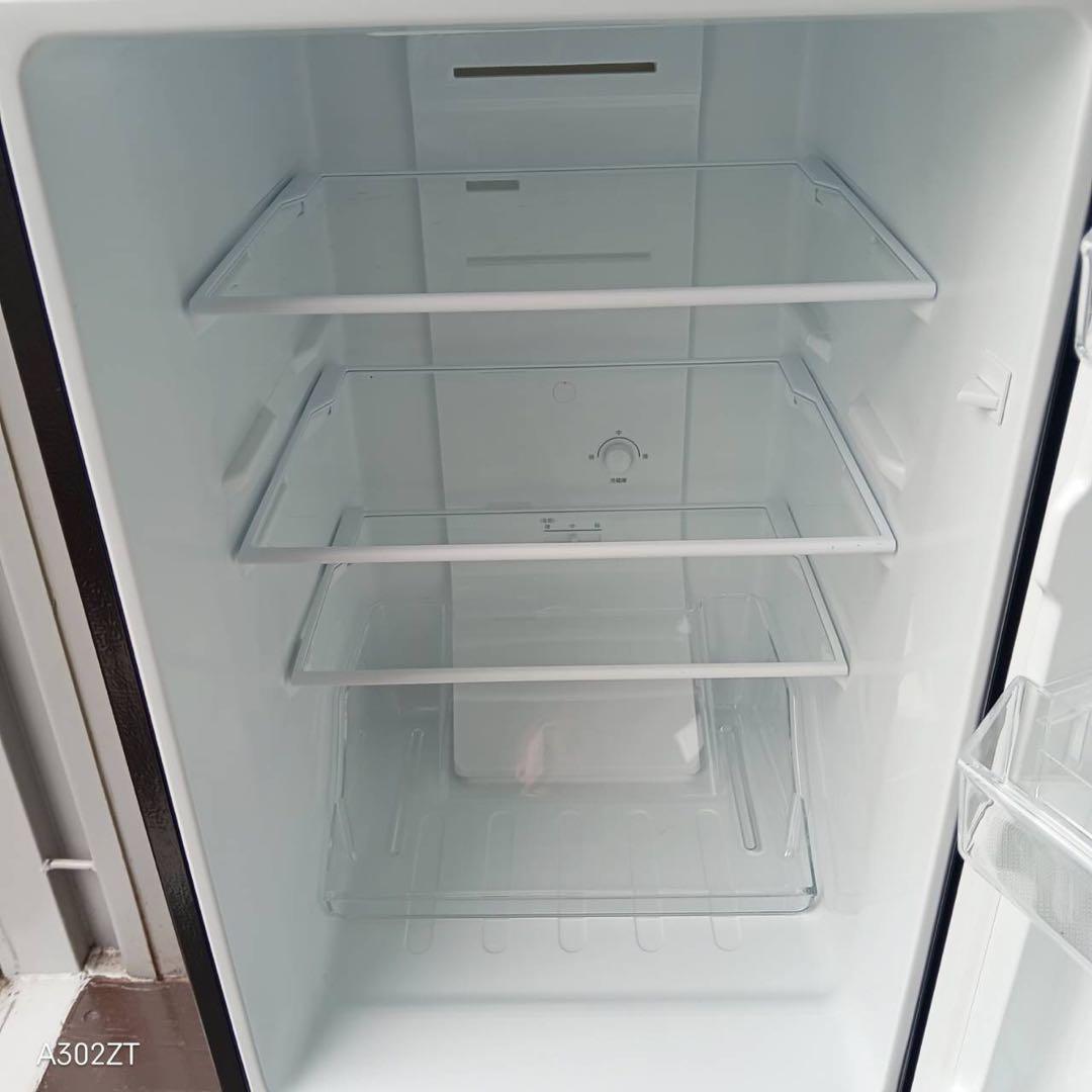 A211★2023年製★ヤマダ　冷蔵庫　ブラック　黒　一人暮らし　洗濯機