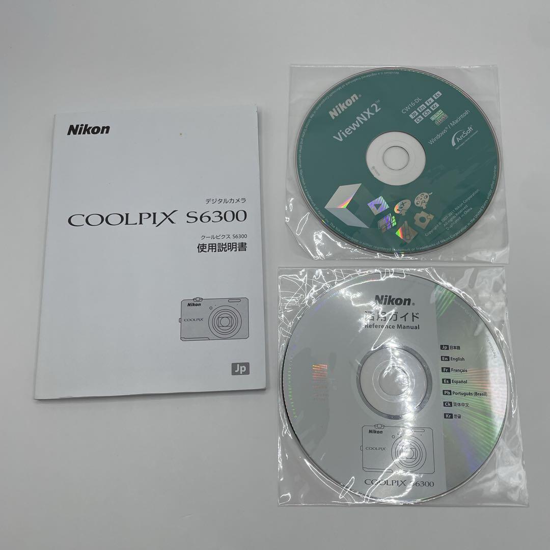 【動作品】Nikon COOLPIX S6300 シルバー コンデジ