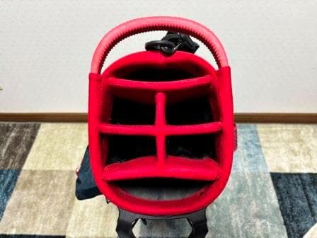 【GWセール】ONOFF オノフ キャディバッグ OB0324 ネイビー/レッド