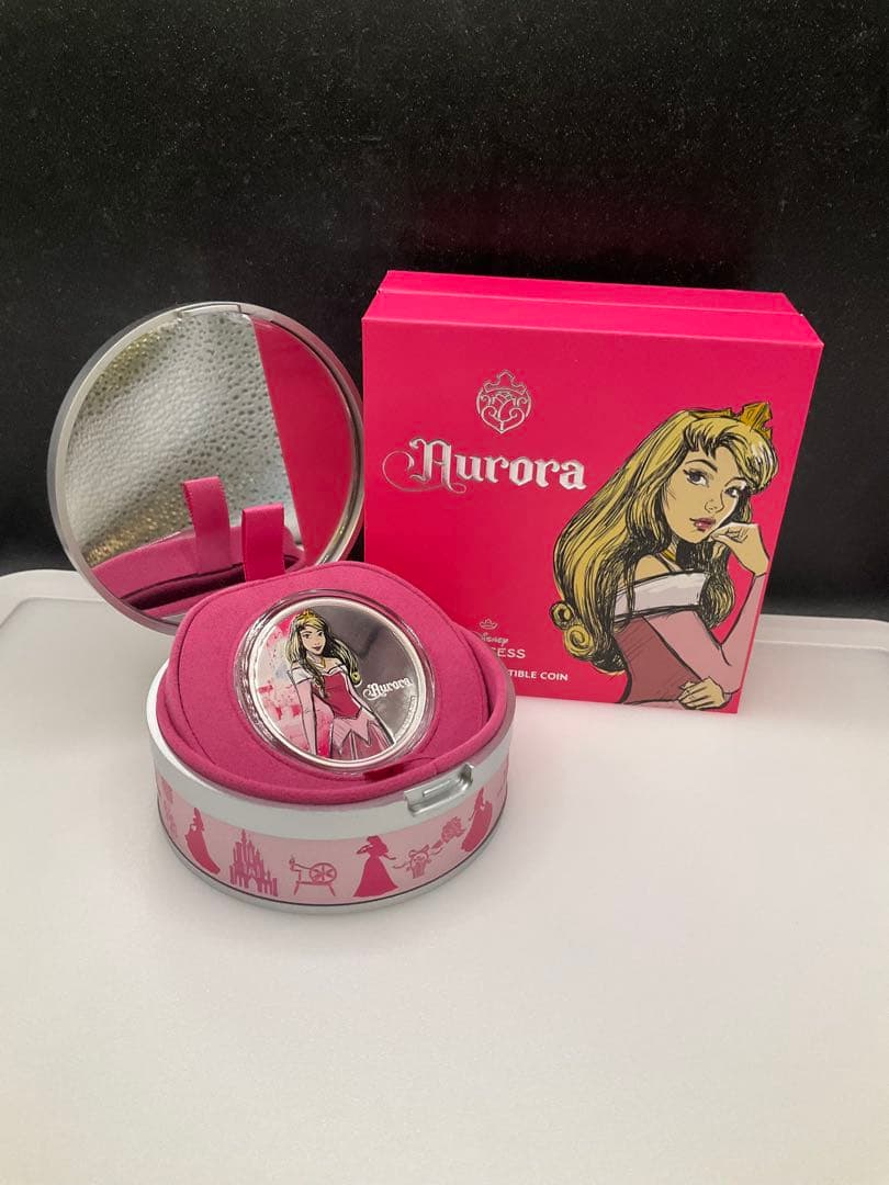 2024年ニウエ　ディズニープリンセス　オーロラ姫　1オンスプルーフ銀貨