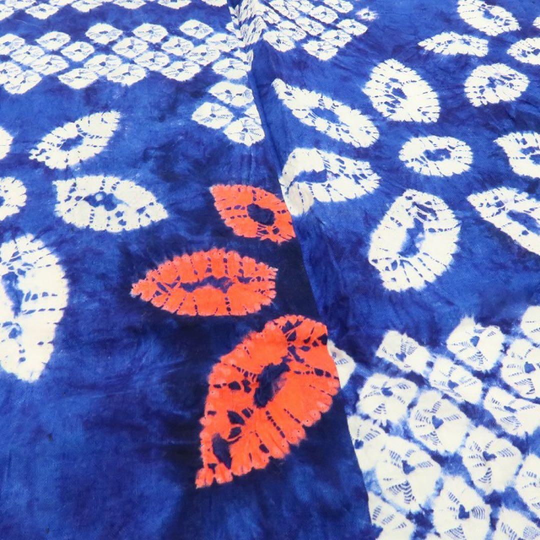 美品 有松鳴海絞り 高級浴衣 着物 A2224