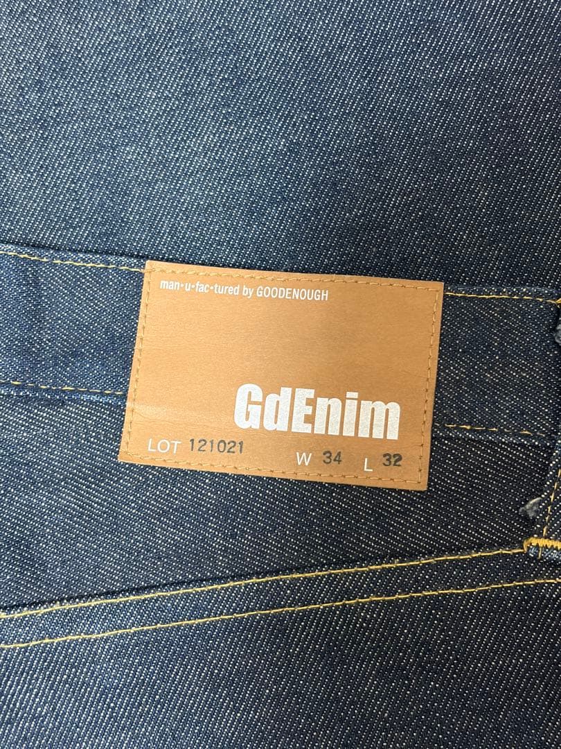 GOODENOUGH グッドイナフ リジッド デニム 121021 W34