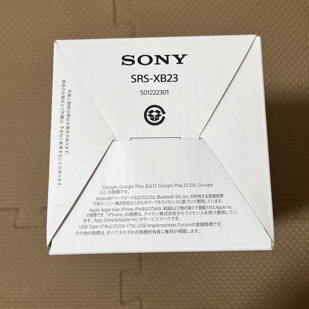 新品 SONY ワイヤレススピーカー SRS-XB23 ブラック
