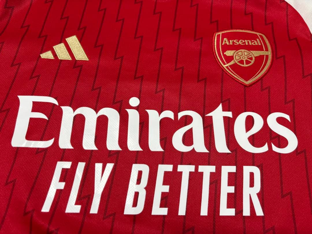 アーセナル 23/24 ホームレプリカユニフォーム デクラン・ライス41番