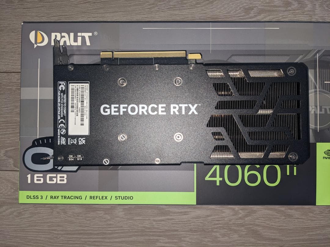 Palit GeforceRTX4060Ti 16GB グラフィックボード