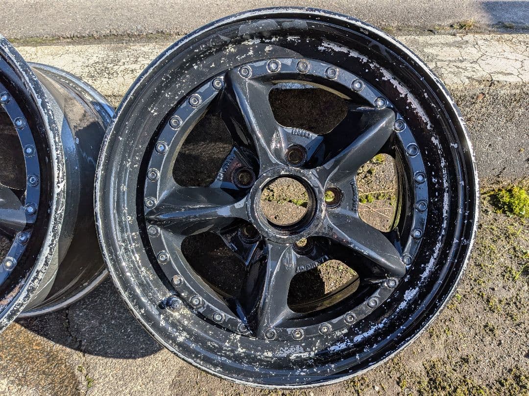 パナスポーツG7 2本 15インチ PCD114.3 ドリフト 希少サイズ