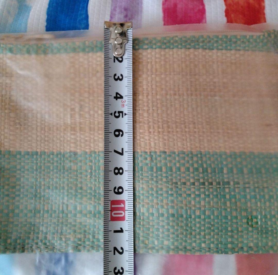 【専用品です】agnes b ラフィアトートバッグ ポーチ付カゴバッグ