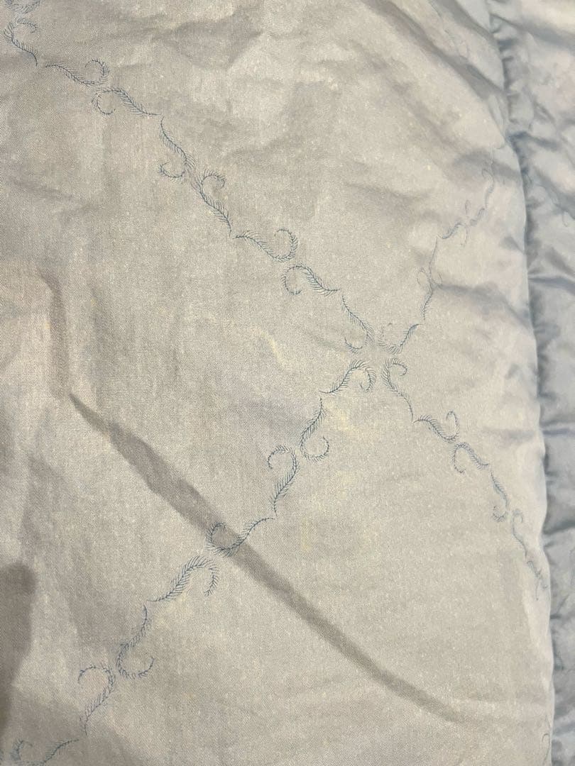 羽毛布団の老舗 IWATA製 ダブル 側生地 綿100 日本製