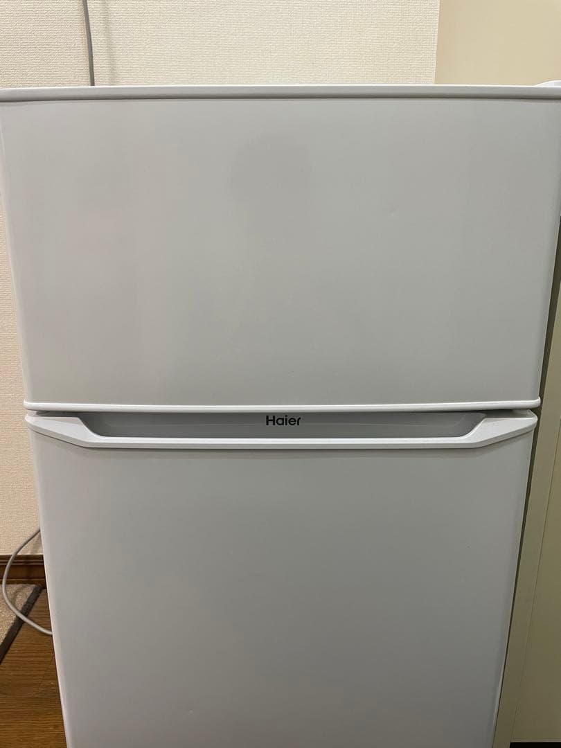 【中古品_送料込み】Haier コンパクト冷蔵庫&冷凍庫 2ドア ホワイト