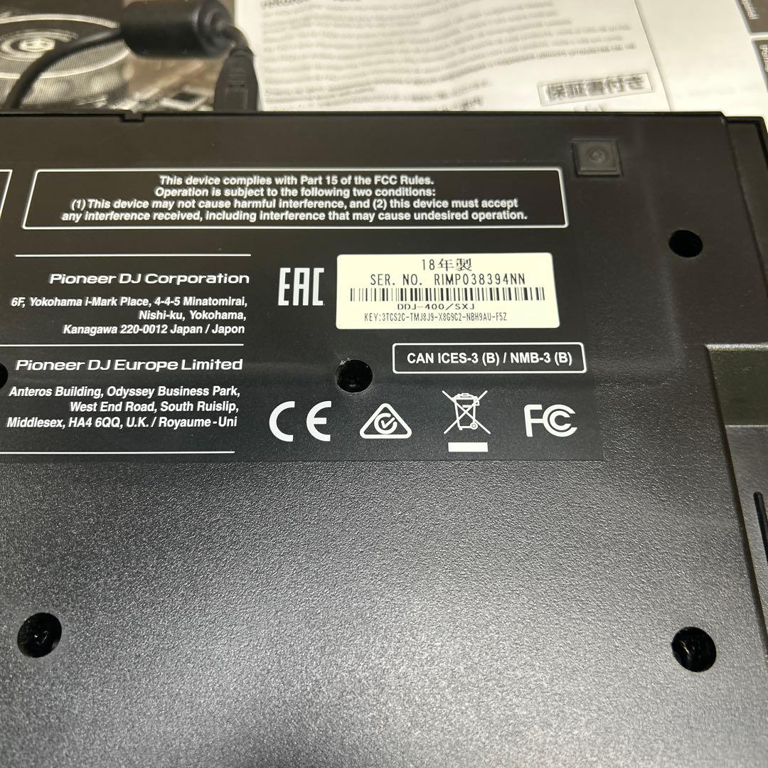 6128【程度良好】DDJ-400 Pioneer DJ コントローラー