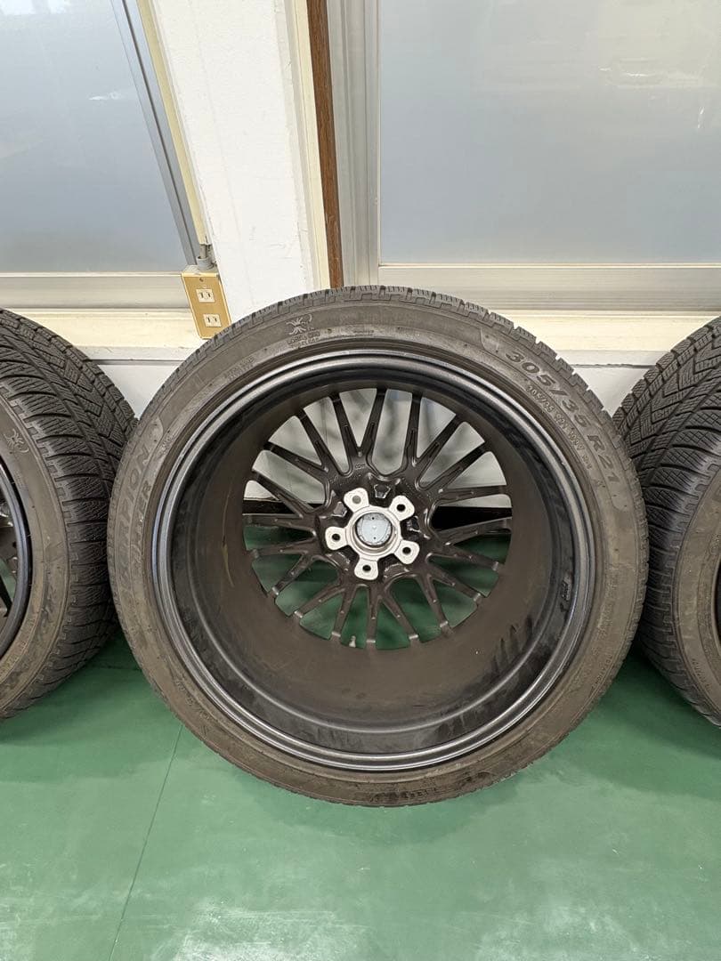 ゆっきーゆきゆきポルシェ9YAカイエン 21インチ純正RSスパイダー