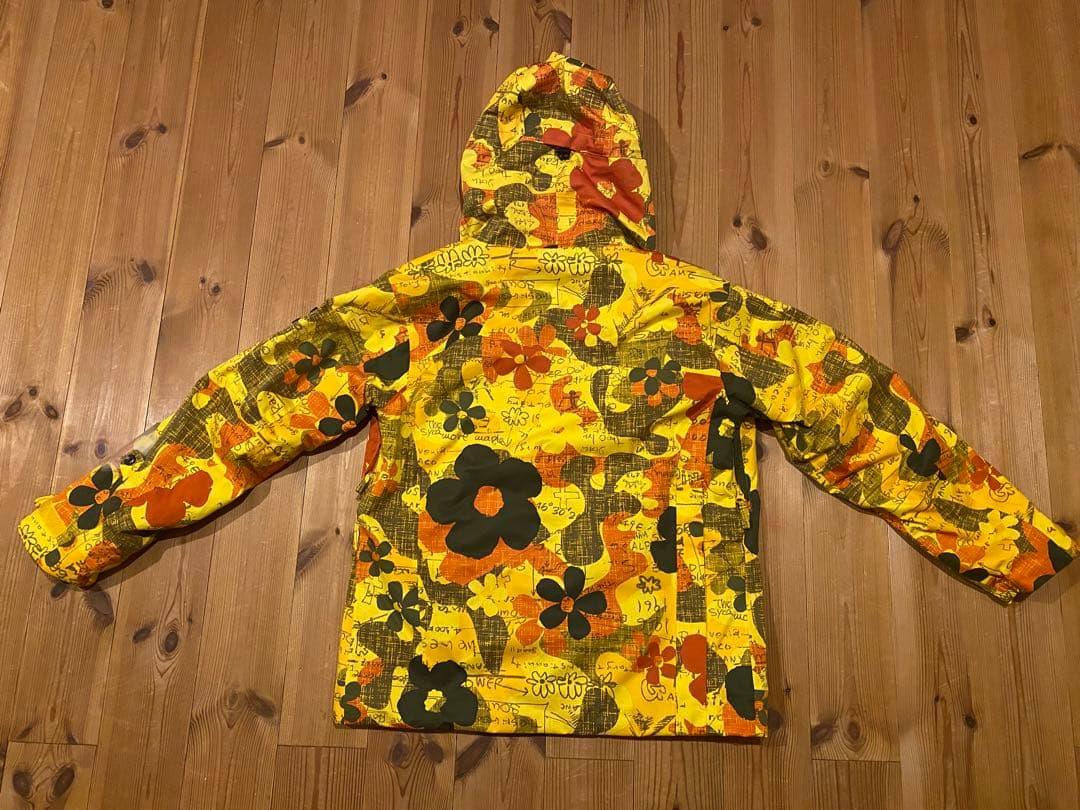 【美品】MIZUNO 花柄　スキーウェア スノーボードウェア　S ブレスサーモ